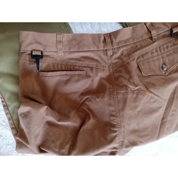 Gamehide Men Hunting Marsh Brown Colorblock Canvas Zip Hem Pants‎ Size 40x31